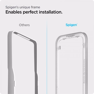 Spigen ALM Glass FC закалённое стекло для iPhone 13 / 13 Pro / 14 / 16e / 17e - чёрный 2 шт