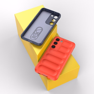 Magic Shield dėklas Samsung Galaxy S23+ lankstus šarvuotas dangtelis mėlynas