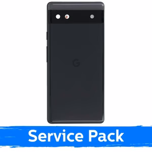 Back Cover Compatible With Google Pixel 6A / Charcoal / (Service Pack)