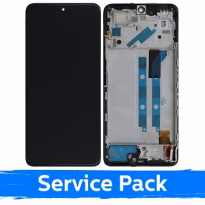 LCD ekranas suderinamas su Xiaomi Redmi Note 11 Pro / Poco X4 Pro 5G juodas su rėmu (Service Pack)