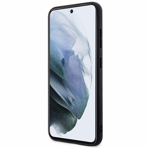 Guess GUHCS23SG4GFGR S23 S911 серый/серый жёсткий чехол 4G Metal с золотым логотипом