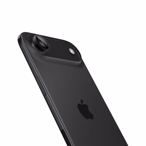 Spigen Optik Pro Glas.tR „EZ FIT“ fotoaparato dangtelis, 2 dalių rinkinys iPhone Air telefonui – juodas