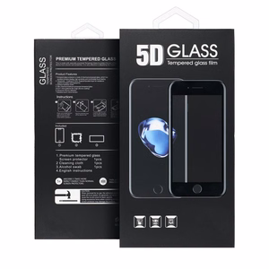 5D Full Glue Tempered Glass - for iPhone 7 Plus / 8 Plus white