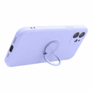 SILIKONINIS ŽIEDAS dėklas telefonui XIAOMI Redmi Note 14 PRO 4G violetinis