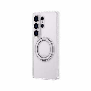AmazingThing Titan Pro MagSpin ударопрочный Чехол для Samsung S26 Ultra совместимый с MagSafe прозрачный