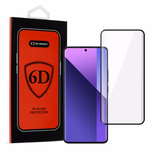 Tel Protect Full Glue 6D Закалённое стекло для Xiaomi Redmi Note 13 Pro Plus 5G чёрный
