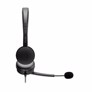 Стереогарнитура Axtel FLOW UC с микрофоном, USB-A/C, чёрная