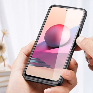 Dėklas Dux Ducis Fino, skirtas Xiaomi Redmi Note 10 / Redmi Note 10S / Poco M5s, žalias