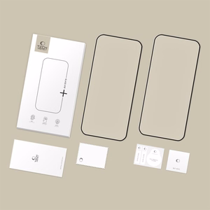 Tech-Protect Glass Fit+ 2 vnt., skirtas Xiaomi Poco F8 Pro - juodas