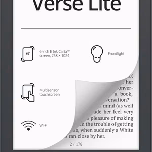 POCKETBOOK Verse Lite 619 6" 1024x758 1xUSB-C Беспроводная сеть Серый PB619-T-WW (Электронная книга)