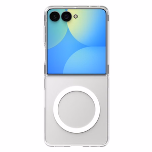 Spigen AirSkin MagFit Case for Samsung Galaxy Z Flip 8 - Clear and White