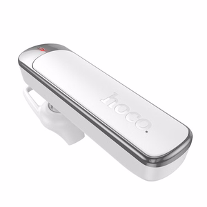 Wireless mono headset (ENC, BT 6.0, 130 mAh) Hoco E201 white