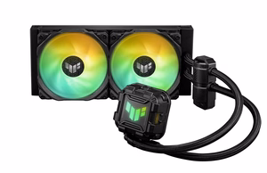 ASUS TUF GAMING LC II 240 ARGB procesoriaus skysčio aušinimo komplektas 12 cm juodas