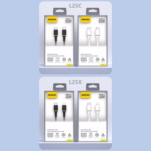 Dudao L25X USB-C to Lightning cable, 30 W, 1.0 m, White