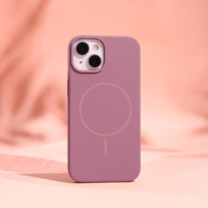 Silicone Thin Mag dėklas iPhone 17 6,3" rožinis