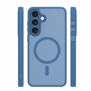 Mag Matt dėklas Samsung Galaxy S26 tamsiai mėlynas kameros apsauga