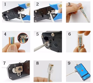 RJ45 Modular Plug for UTP CAT6A, 100 pcs