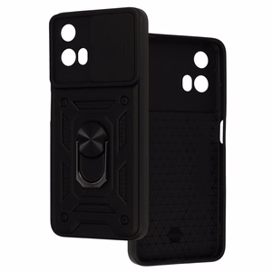 Slide Camera Armor Case for Motorola Moto G45 5G Black
