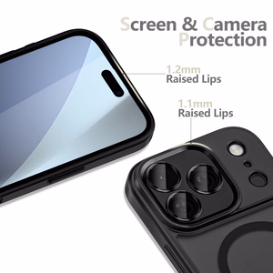 Tech-Protect MagCam MagSafe dėklas telefonui iPhone 17 Pro Max - matinė juoda