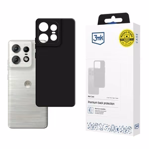 3mk matinis dėklas telefonui Motorola Edge 50 Pro - juodas