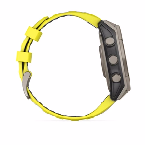 Išmanusis laikrodis Garmin Fenix 8 Sapphire Solar geltonas