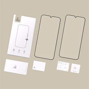 Tech-Protect Glass Fit+ 2-pack tempered glass for Xiaomi Poco M7 - black