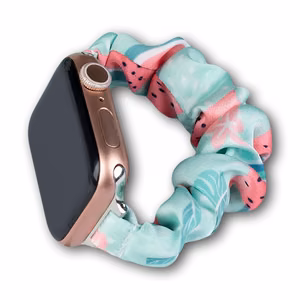 Тканевый ремешок для Apple Watch 42 / 44 / 45 mm браслет резиновый - арбуз