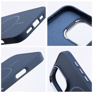 Чехол для Samsung S26 ULTRA Frame Mag Cover совместимый с MagSafe тёмно-синий