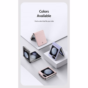 Dėklas Dux Ducis Bril Samsung F741 Z Flip6/F761 Z Flip7 FE rožinis