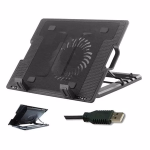 Reach NS0092 Black Laptop Stand with Cooler
