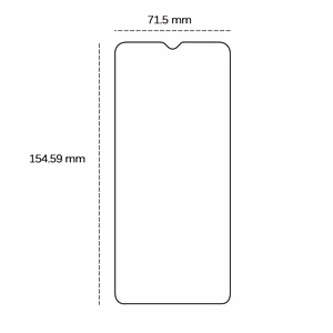 Tempered glass 2,5D for Samsung Galaxy M15 5G