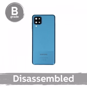 Back Cover Compatible With Samsung A125 A12 / Blue / with camera lens 100% original (9/10 disassembled)