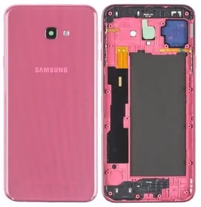 Задняя крышка для Samsung J415 J4+ 2018 розовая Оригинал (б/у Grade C)