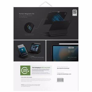 Чехол Uniq Axel для iPad Pro 13" M4 2024 / M5 2025 - чёрный