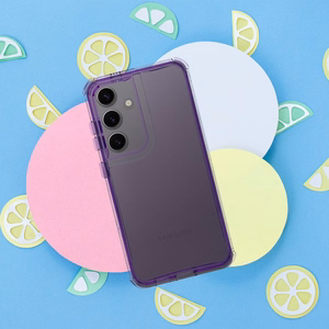 MATRIX CLEAR dėklas telefonui SAMSUNG A07 šviesiai violetinis
