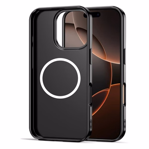 Tech-Protect Lamano Magnetinis dėklas telefonui iPhone 16 Pro Max - juodas ir raudonas