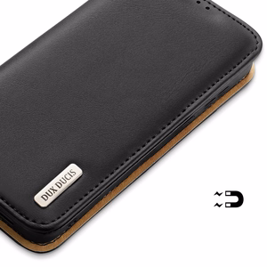 Dux Ducis Hivo dėklas Samsung Galaxy S23+ atverčiamas dėklas su pinigine ir RFID apsauga juodas