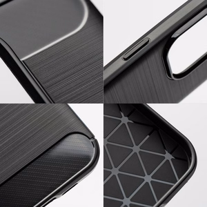 Dėklas iPhone 17 Pro Max / 18 Pro Max (žemas kameros kraštas) Carbon 2.0 juodas