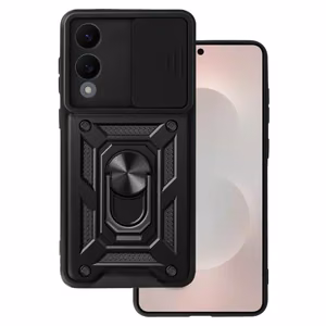 Чехол Slide Camera Armor для Samsung Galaxy S25 Edge чёрный