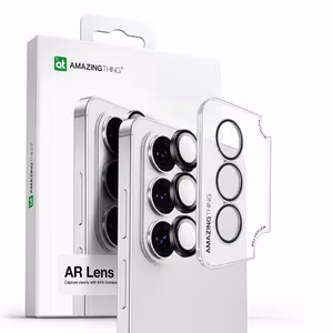 "AmazingThing Radix AR Lens" stiklas "Samsung S26" fotoaparatui "Island" - Juodas