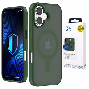 3mk Smoke MagCase for iPhone 16 Pro - žalias-Translucent