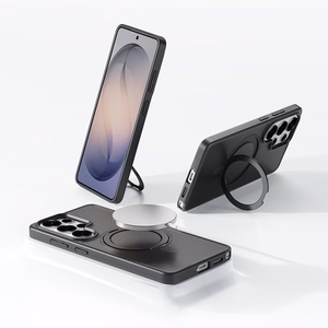 Rock Rotating Stand Soft Touch Series магнитный для Samsung Galaxy S26 Ultra чёрный