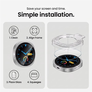 Закалённое стекло Tech-Protect Easy Set+, 2 шт., для Samsung Galaxy Watch Ultra 44 мм