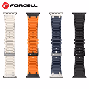FORCELL F-DESIGN FA06 silikoninis dirželis APPLE laikrodžiui 38 / 40 / 41 mm oranžinis
