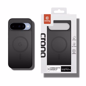 Чехол Crong Hybrid Matte Magnetic MagSafe для Google Pixel 10, чёрный