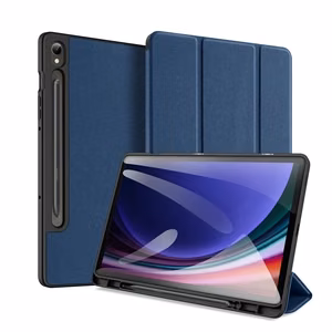 Dėklas Dux Ducis Domo Samsung X400/X406 Tab S10 Lite/X520/X526 Tab S10 FE/X510/X516 Tab S9 FEE tamsiai mėlynas