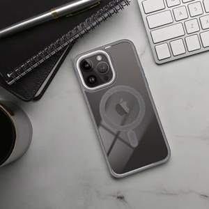 Чехол для Samsung S26 ULTRA Color Edge Mag Cover совместимый с MagSafe титаново-серый