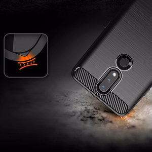Anglies dėklas lankstus dangtelis TPU dėklas telefonui Nokia 2.4 juodas