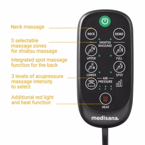 Medisana MC 825 masažinė sėdynės pagalvė