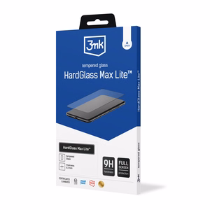 Закалённое стекло 3mk HardGlass Max Lite чёрное для Motorola Moto G55 5G